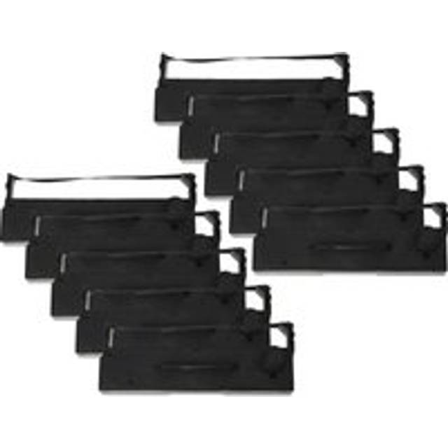 Vhbw - 10x Ribbon Cartridge compatible with Citizen dp 630, dp 620, h 7360-02, dp 610, dp 617, dp 612 Dot Matrix, Receipt Printer - Black Ink Ribbon