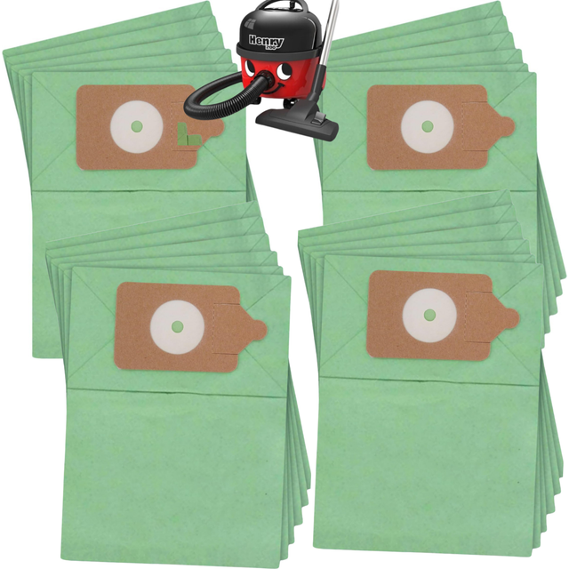 20x henry hoover vacuum bags – high-quality dust bags for henry, hetty, & more