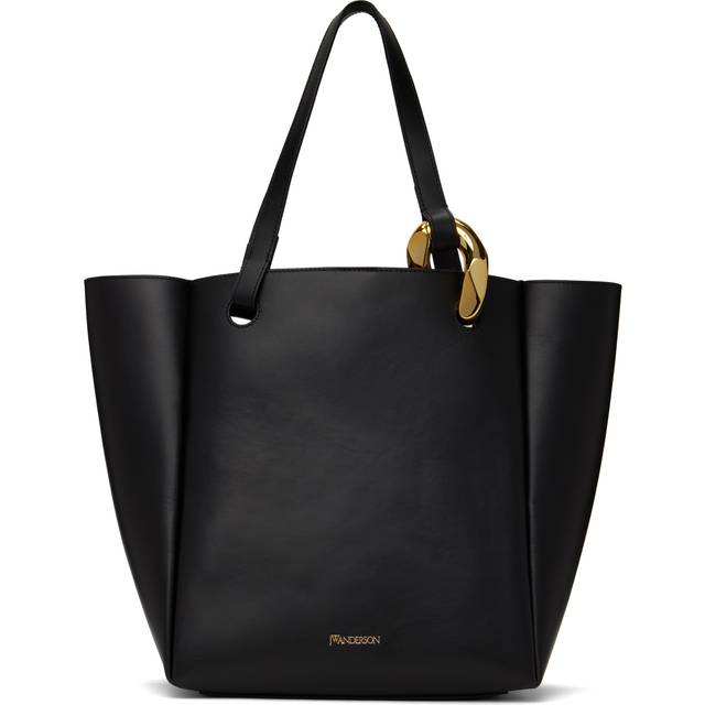 JW Anderson Black Corner Tote - 999 Black - UNI