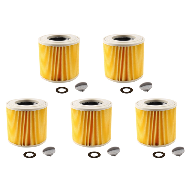 5X Air Dust Filters Bags for Vacuum Cleaners Parts HEPA Filter WD2250 WD3.200 MV2 MV3