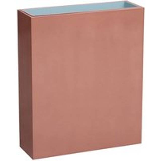 Zinc Galvanised Copper Tall Trough Planter with Insert - One Size