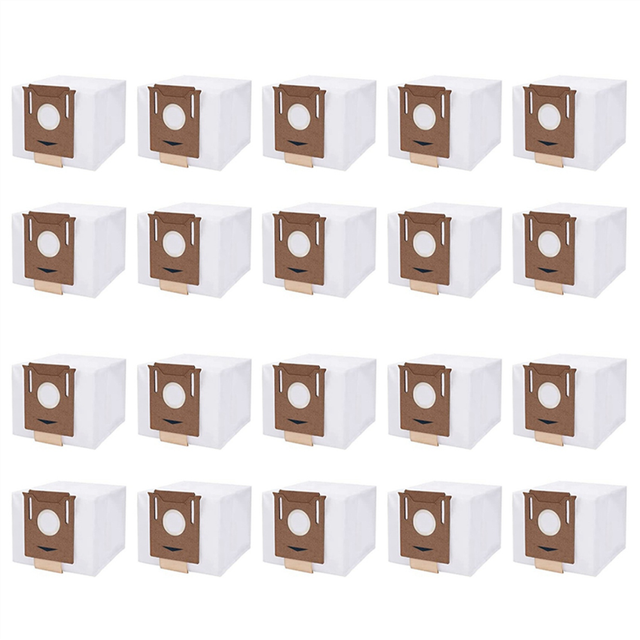 Pack of 20 Vacuum Cleaner Bags for N8+,N8 Pro+, Ozmo T8,T8 ,T8+,T9+ Vac Station Cleaners