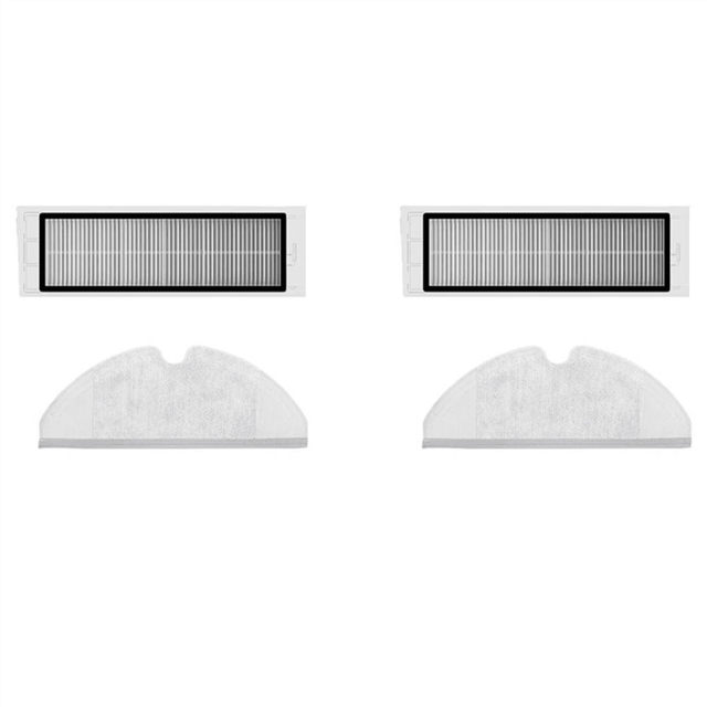 2 set Hepa Filter Water Tank Full Area Mop Rag for S5 Max S6 MaxV S50 S51 Robot Vacuum Cleaner