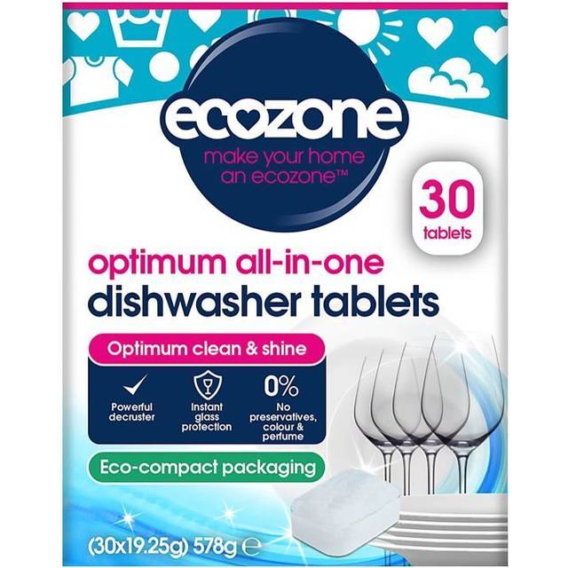 Ecozone Optimum All-In-One Dishwasher Tablets - 30 Tablets