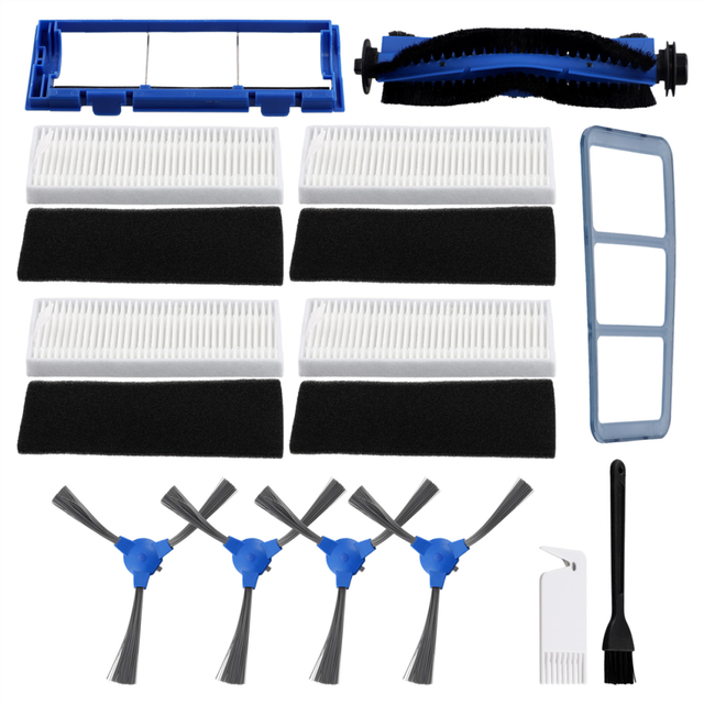 Sweeping Machine Main Brush Edge HEPA Filter Screen Replacement