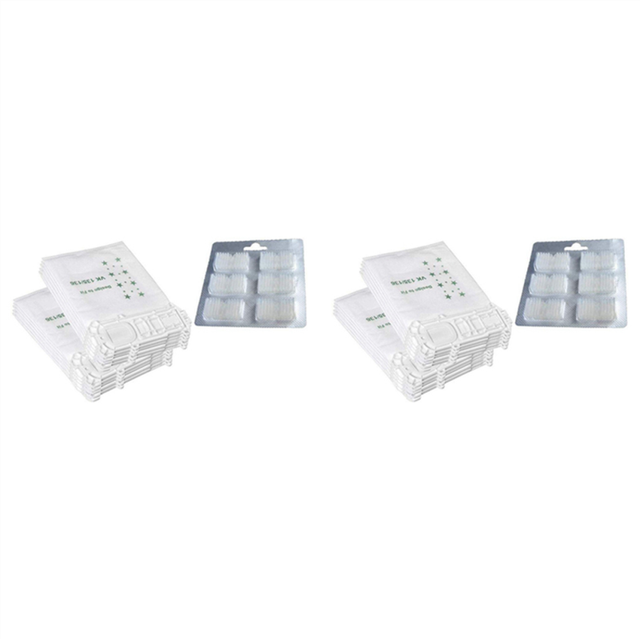 Vacuum Cleaner Attachments Cleaning Accessories Fit for VK135 VK136 20 Dust Bags+2 Fresheners