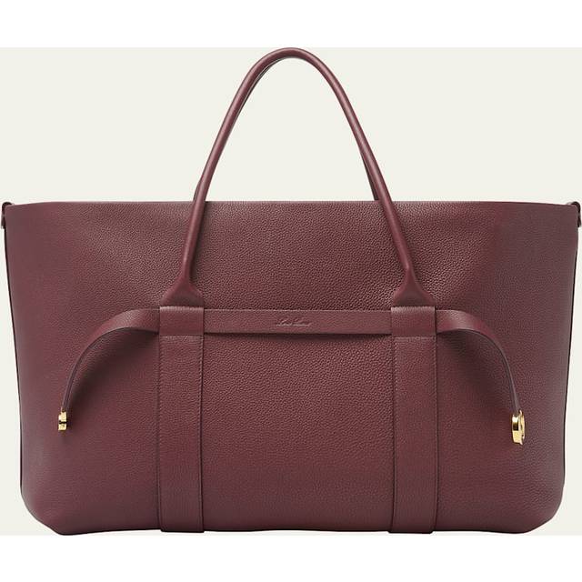 Loro Piana Ghiera Large leather shopper