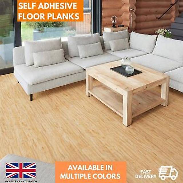 (Honey Drift Timber, 20) Self Adhesive Floor Planks 36x5.98in (91.4x15.2cm) - Vinyl Flooring Set Peel and Stick Floor Tiles - Vinyl Floor Tiles Wood E