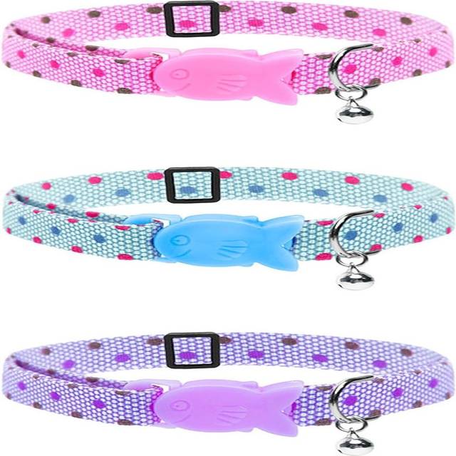 Cat Circus Dotty Print Cat Collars