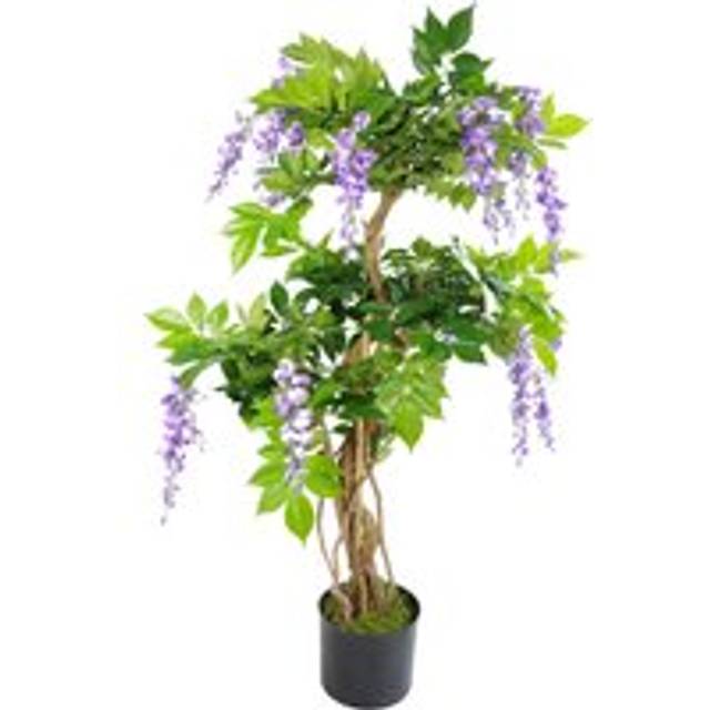 Leaf - 110cm Artificial Purple Wisteria Tree