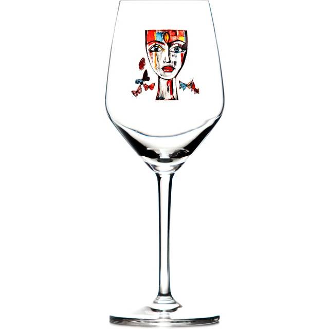 Carolina Gynning Butterfly Messenger rosé/vitvinsglas 40 cl - Multi