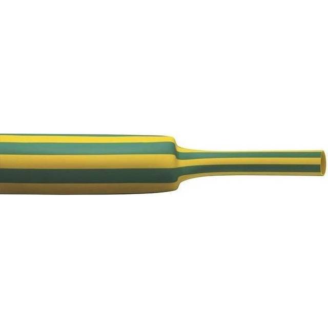SR1F/12.7-6.4/GNYE1m (10 Stück) - Thin-walled shrink tubing 12,7/6,4mm SR1F/12.7-6.4/GNYE1m
