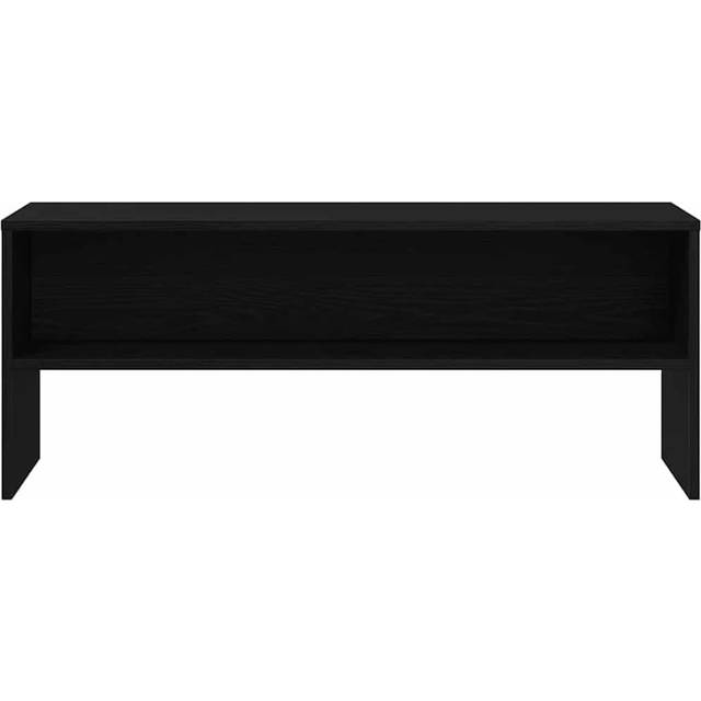 vidaXL TV Cabinet Black Oak 100x40x40 cm Engineered Wood
