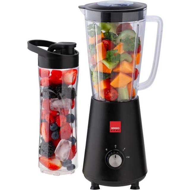 Sensio Home Personal Blender Smoothie Maker - BPA Free 1L & 600ml