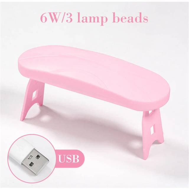 (Pink-A1) YIKOOLIN Mini Nail Lamp UV LED+Free Gift