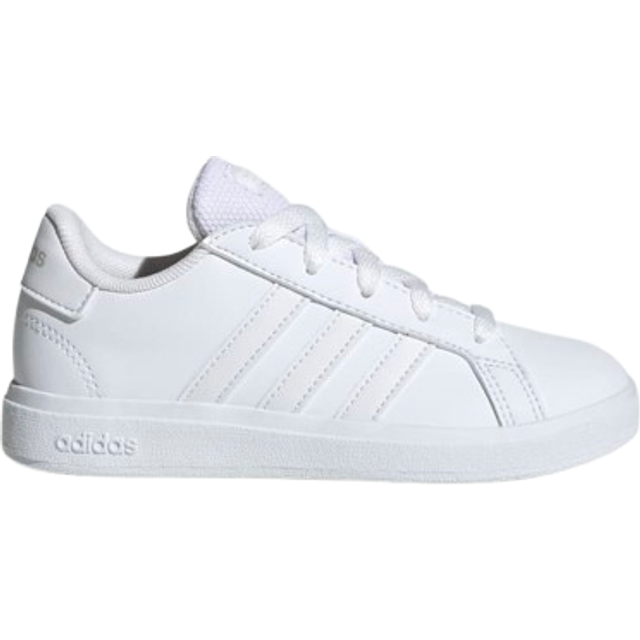 adidas Sportswear Unisex Kids Grand Court 2.0 Trainers - White, Ftwr White/Ftwr White/Grey One, Size 11 Younger