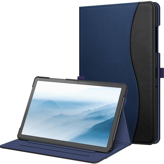 Case for Samsung Galaxy Tab A9 Plus/A9+ 5G 11 Inch 2023 Model (SM-X210/X216/X218), Multi-Angle Viewing Smart Stand Back Cover with Pocket Auto