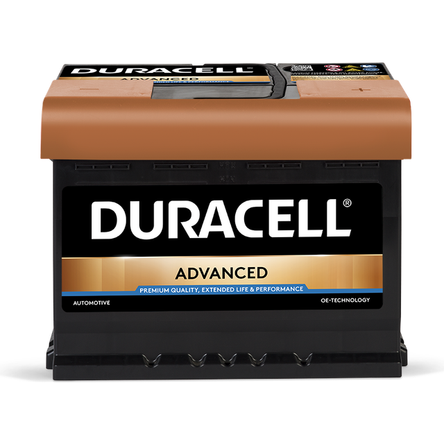 075 car battery 12v 60ah 540cca duracell advanced b13 - 3 year warranty