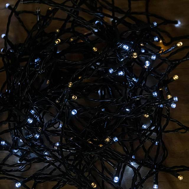 100m 1000 LED Battery Operated String Lights with Timer in Cool & Warm White