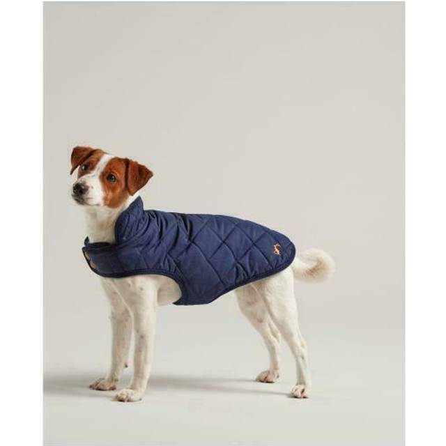 Joules Quilted Dog Coat Navy Large