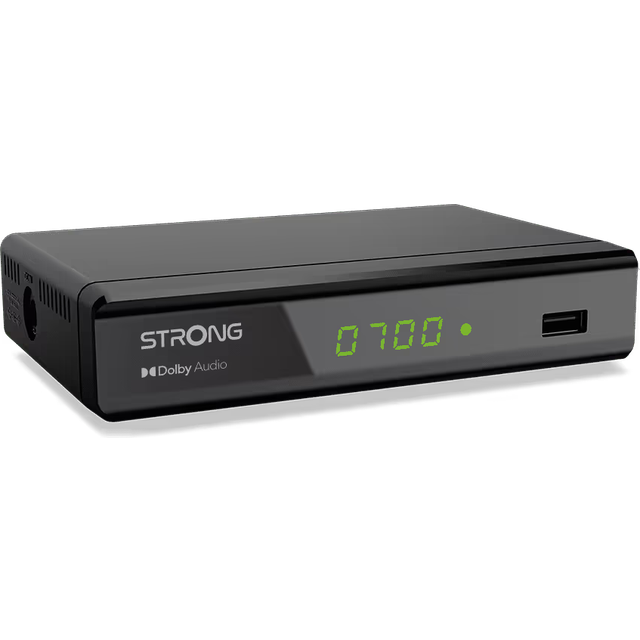 Strong SRT 8119 DVB-T2 HDMI digital markbunden avkodare med skärm