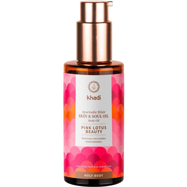 PINK LOTUS BEAUTY Ayurvedic Elixir Skin & Soul Oil, harmonizing sensory oil, balancing & moisturizing, 100% herbal, natural & vegan, Certified Natural