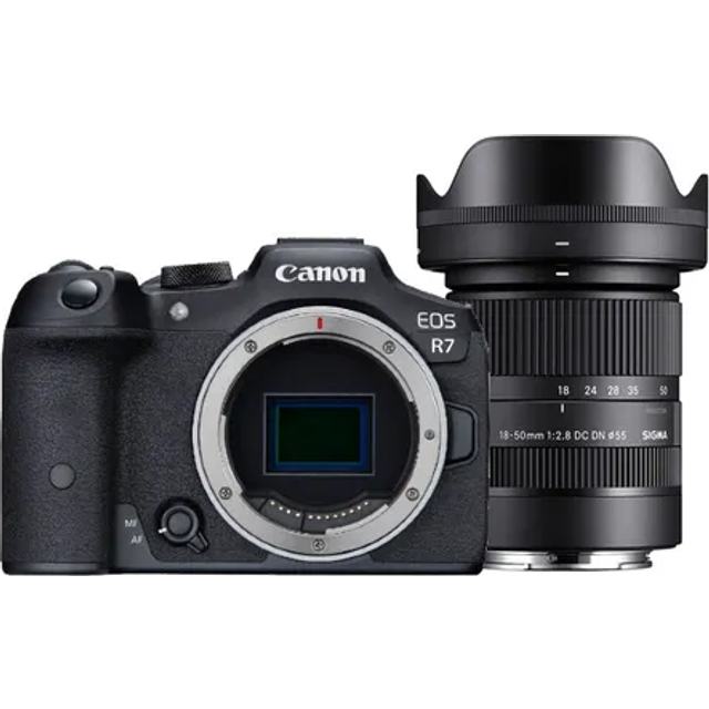 Canon EOS R7 + SIGMA 18-50mm F/2.8 DC DN Canon RF Mount | ✅ 5 years warranty