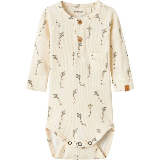 Lil' atelier baby män Nbmgavo Elm Ls Slim Body Lil Noos, Sköldpadda, numeric_86