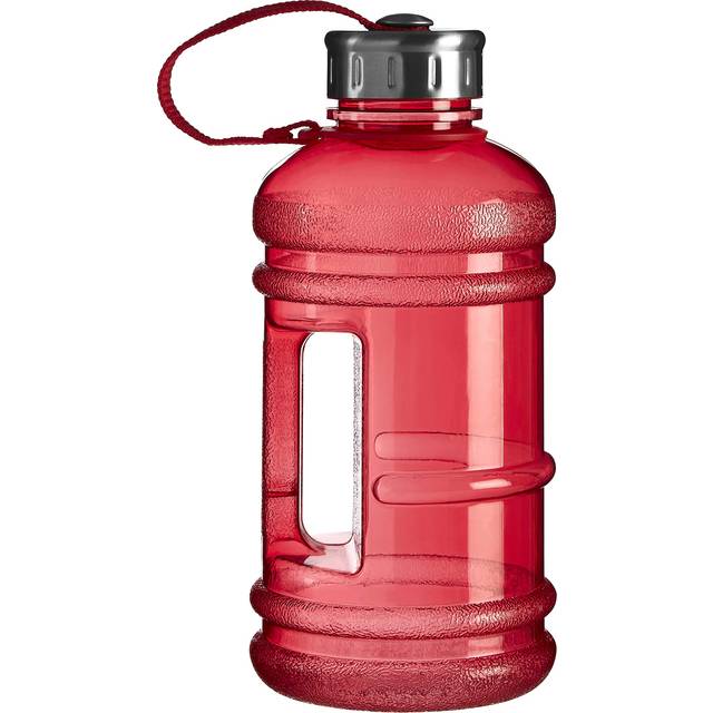 Ergonomic Handle Red 1000ml Sports Drinking Bottle, Versatile Sports Drinking Bottle, BPA Free Water Bottle - One Size