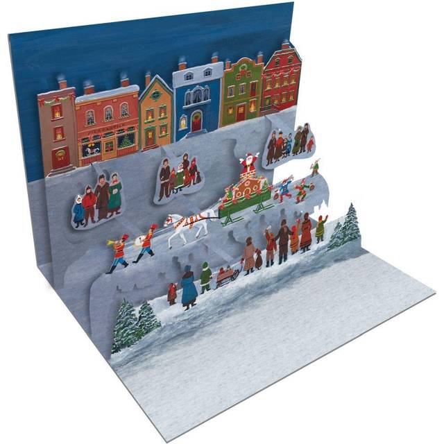 Folk Art Christmas Pop-Up Christmas Cards (2005106)