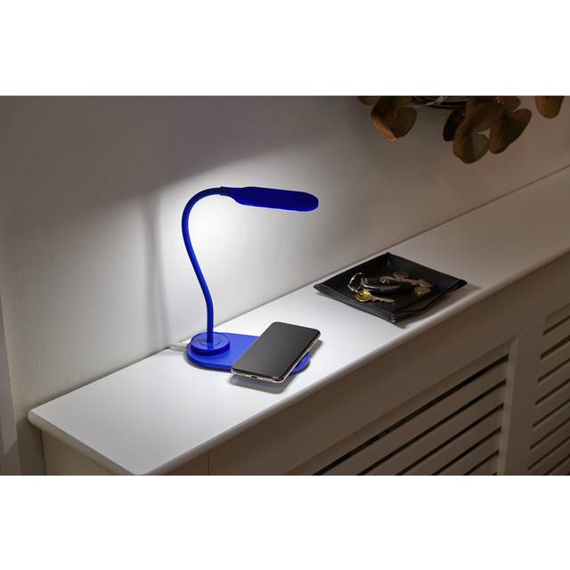17Cm Desk Lamp - Blue (17cm H X 6.5cm W X 10.6cm D)