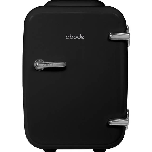 Abode black mini fridge 4l table top cooler & warmer for drinks a4clr201b