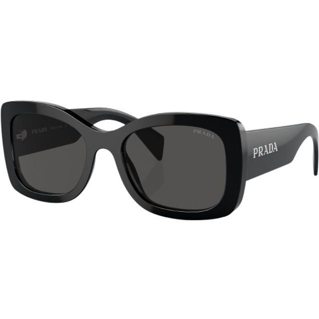Prada PR A08S Sunglasses 1AB5S0 Black