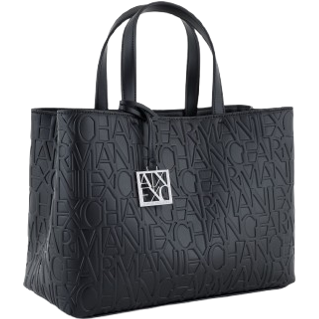 Armani Exchange for woman. 942646CC79300020 Black shopping bag (OSFA), Casual, Polyester