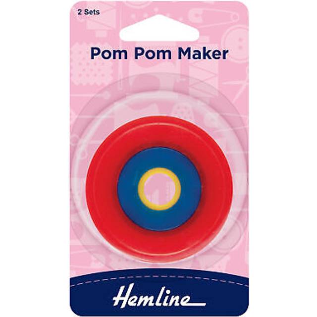 Hemline Dual Pom Pom Maker 35mm & 55mm Circular Knitting