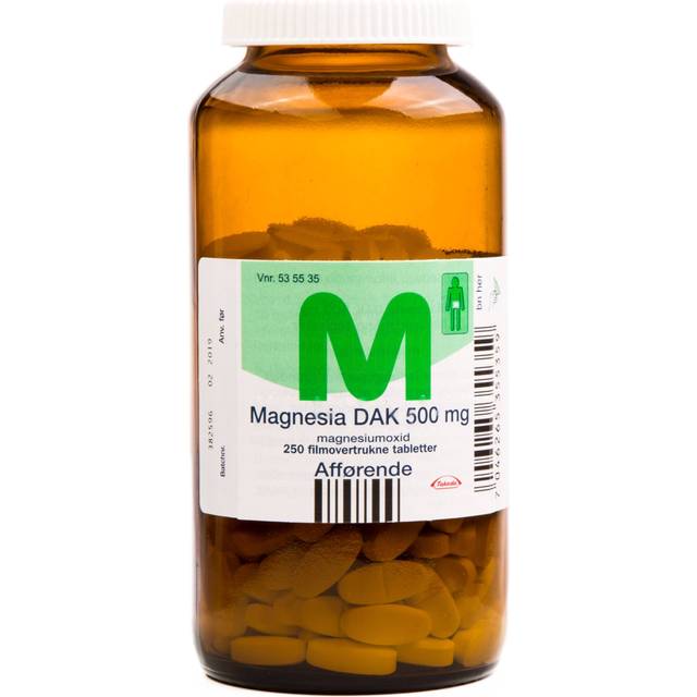 Orifarm Magnesia DAK 500mg 250 stk Tablet - Hæmorider efter fødsel – Sådan slipper du af med dem - Babyhelp.dk