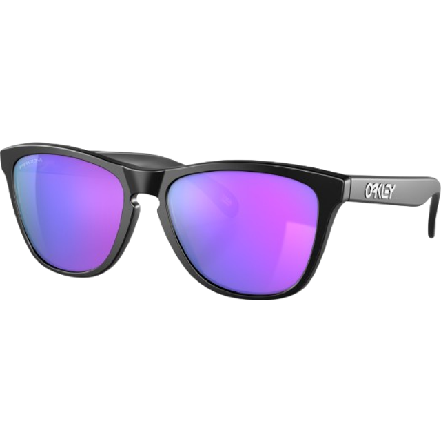 Oakley Man OO9013 FROGSKINS 9013H6 Solglasögon O_matter Svart Violett Fyrkantig Normal Prizm