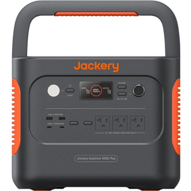 Jackery Explorer 1000 Plus Portable Power Station with Intelligent Control