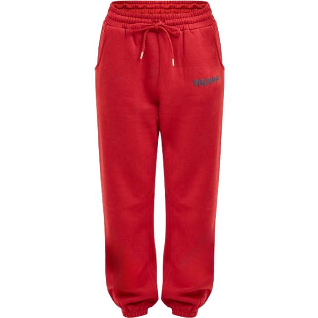 Cherry Red PLT Studio Archive Puff Print Drawstring Cuffed Joggers, Cherry Red - XL