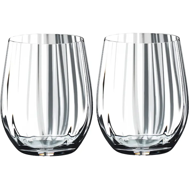 Riedel Riedel Optical O whiskyglas 2-pack 34,4 cl - Transparent