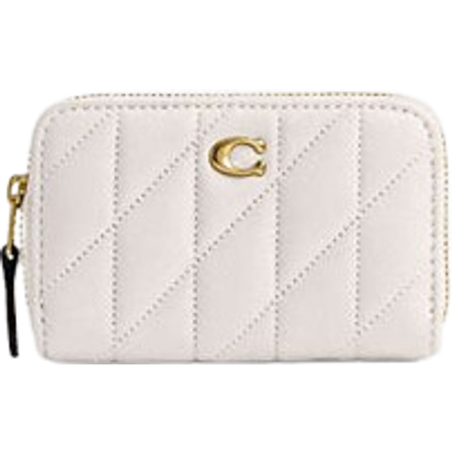 Essential Small Zip Around Card Case With Pillow Quilting