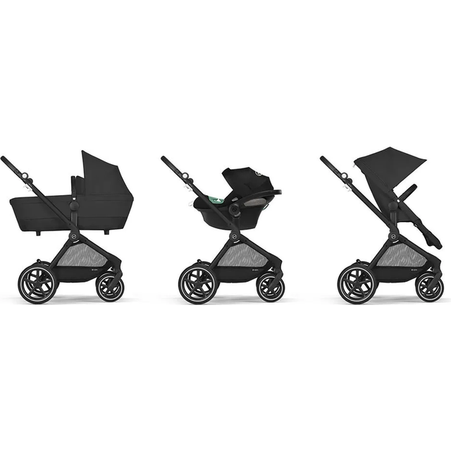 Cybex Eos Lux Silver 2-in-1 Pushchair - Seashell Beige