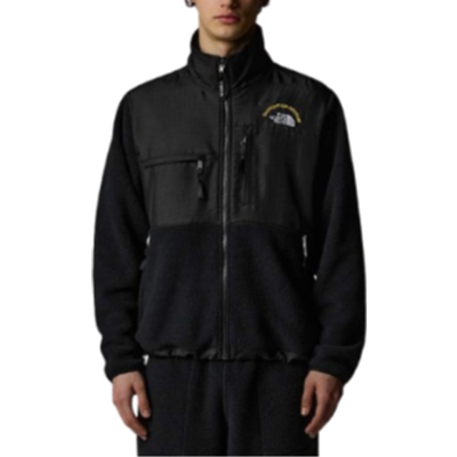 The North Face Retro Denali Fleecejacka för män, Tnf Black/Tnf Black, L