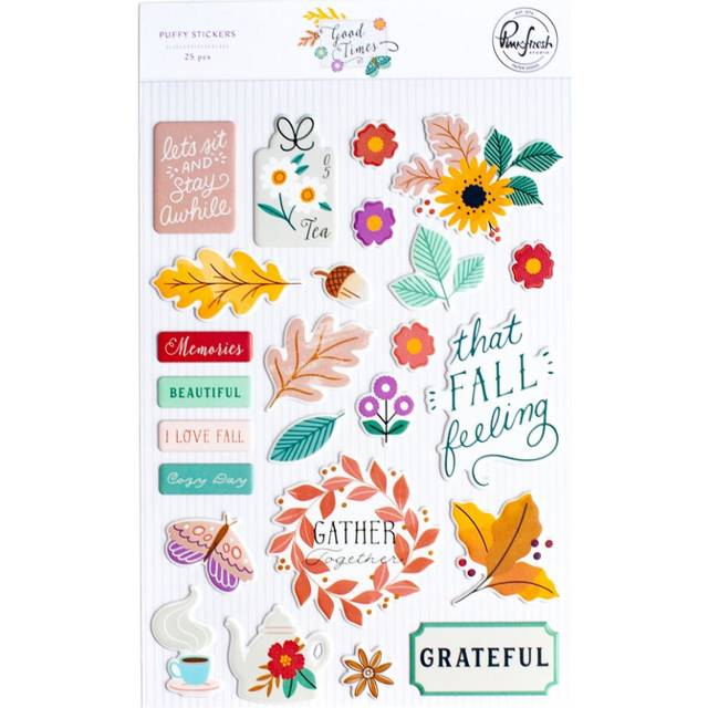 PinkFresh Puffy Stickers-Good Times PFGO6922