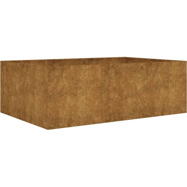 vidaXL Garden Raised Bed 120x80x40 cm Corten Steel - Brown