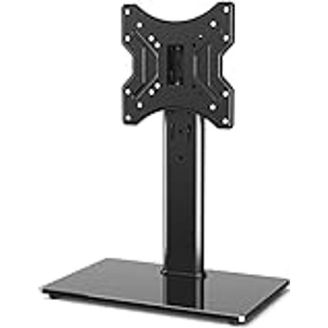 RFIVER Universal Pedestal Table Top TV Stand /TV Bracket /TV riser/TV base with Swivel Height Adjustable for 20 to 37 inch LCD LED OLED TVs