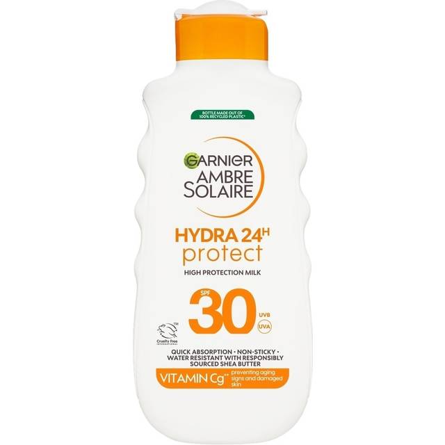 Garnier Ambre Solaire Hydra 24H Protect Sun Protecting Milk SPF30 solkräm för normal hud 175 ml