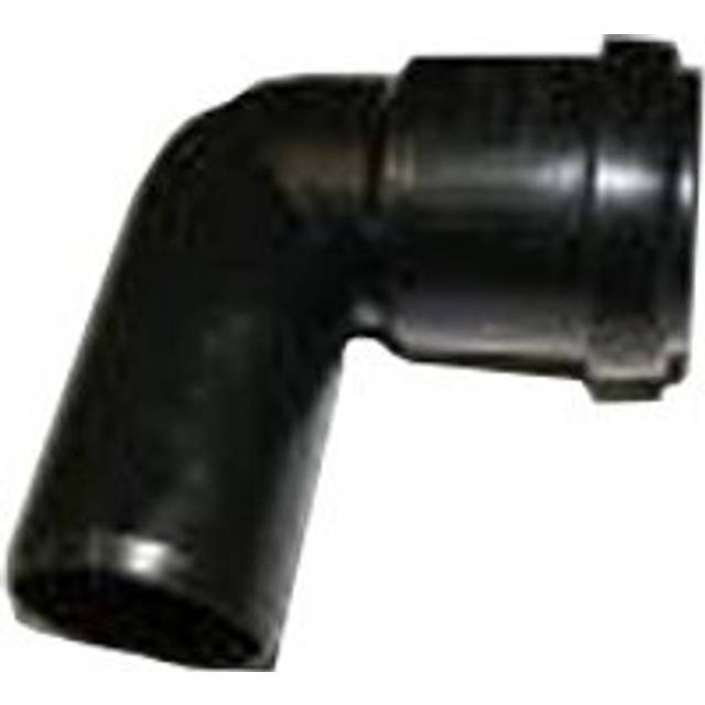 FloPlast Solvent Weld Waste Bend Swivel Male and Female - 90 Degree x 40mm Black