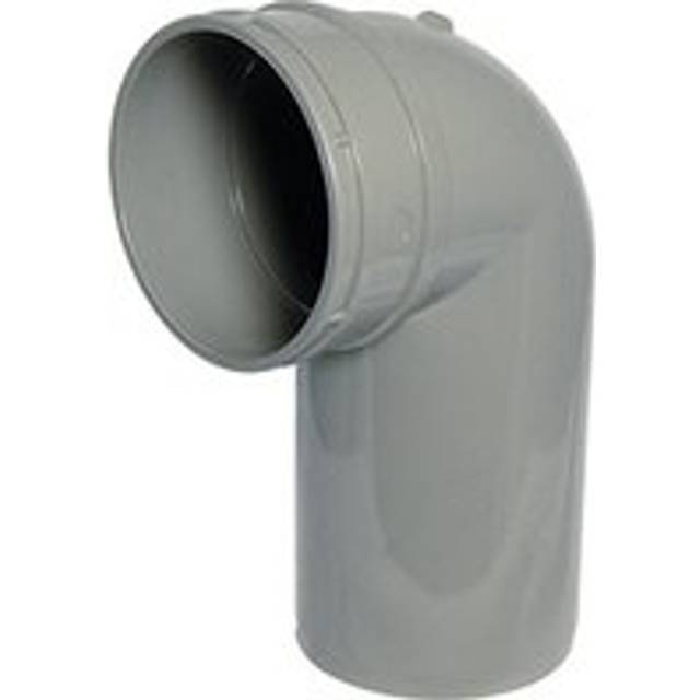 FloPlast Solvent Weld Soil Bend Swivel - 90 Degree x 110mm Olive Grey
