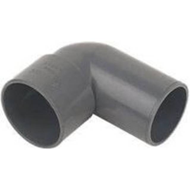 FloPlast Solvent Weld Waste Bend Swivel Male and Female - 90 Degree x 40mm Grey